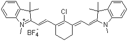 2-[2-[2-Chloro-3-[(1,3-dihydro-1,3,3-trimethyl-2H-indol-2-ylidene)ethylidene]-1-cyclohexen-1-yl]ethenyl]-1,3,3-trimethyl-3H-indolium tetrafluoroborate(1-)